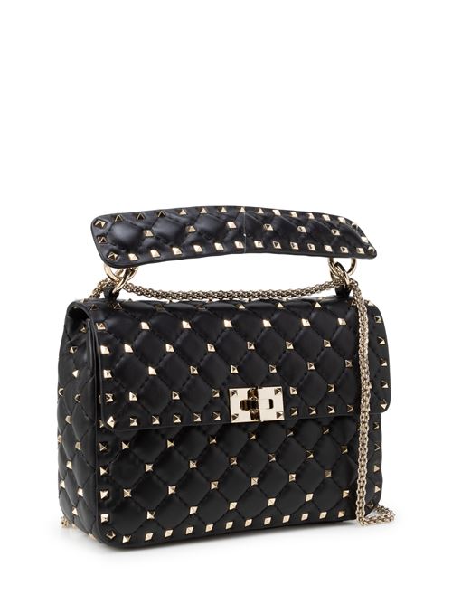 BORSA MEDIA ROCKSTUD SPIKE IN NAPPA VALENTINO GARAVANI | 4W0B0122NAP0NO